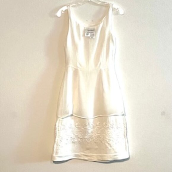 Max Mara, Made in Italy, White Linen Blend Midi Dress (with lining) - Picture 4 of 5
